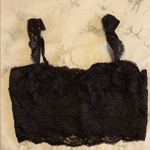 Urban Outfitters Black Lace Bralette (Kimchi Blue)